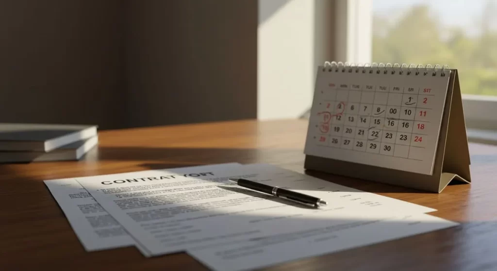 途中解約や休会時の規定の確認