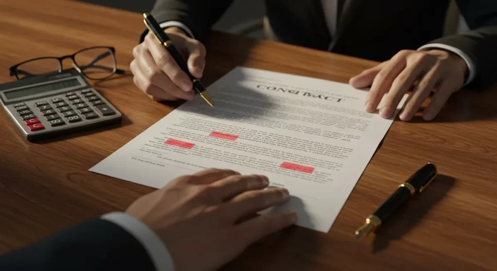 解約金や中途解約のルールを確認