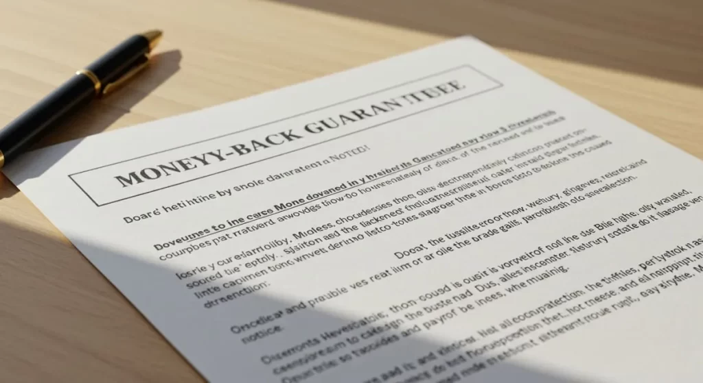 返金保証や途中解約の注意