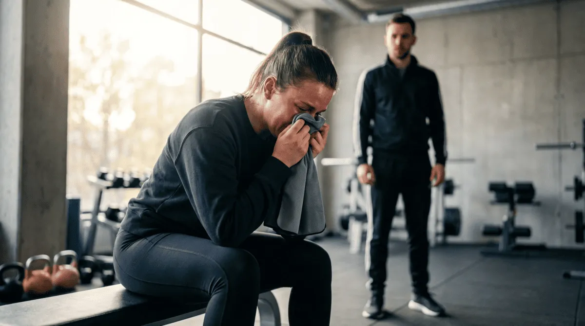 パーソナルトレーニングで泣く