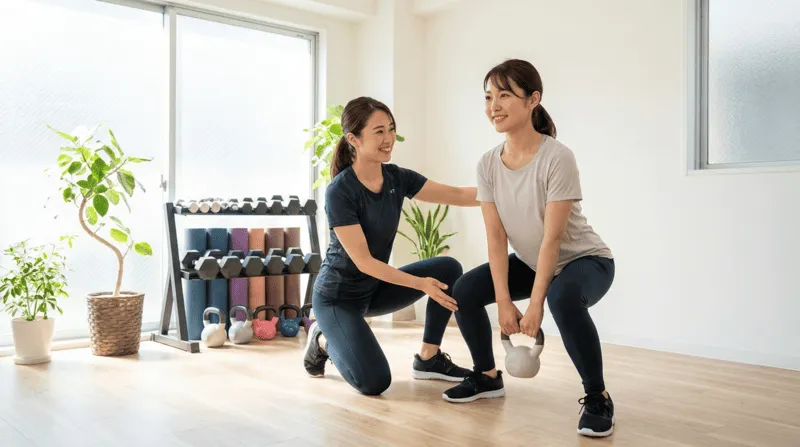 女性専用と女性トレーナー