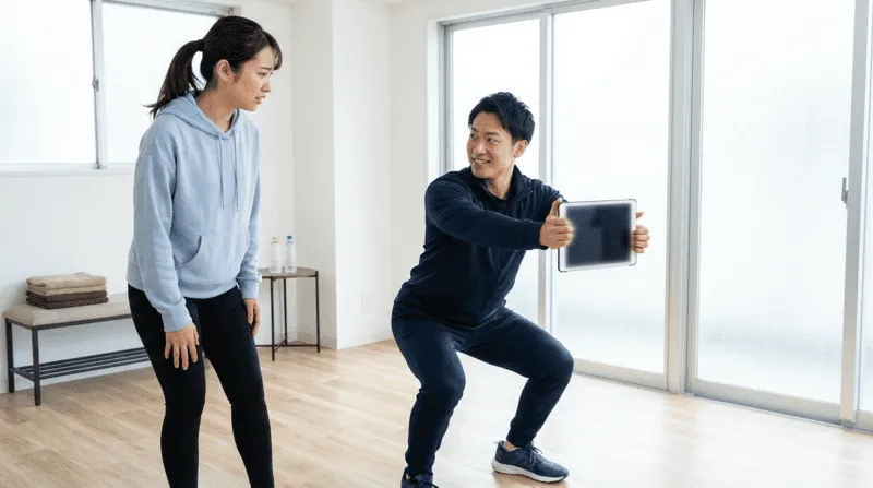 無料体験で初心者歓迎確認