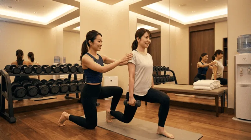 ボディメイク向け高品質トレーナー