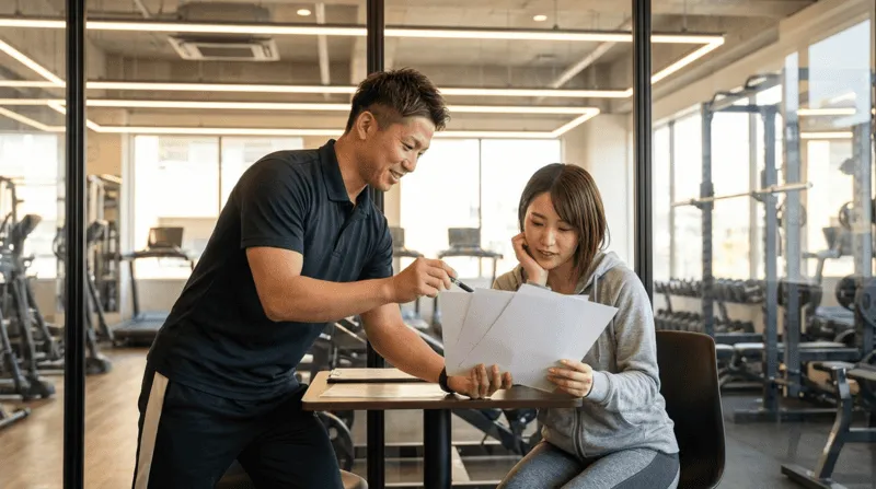 食事指導・手ぶら・個室