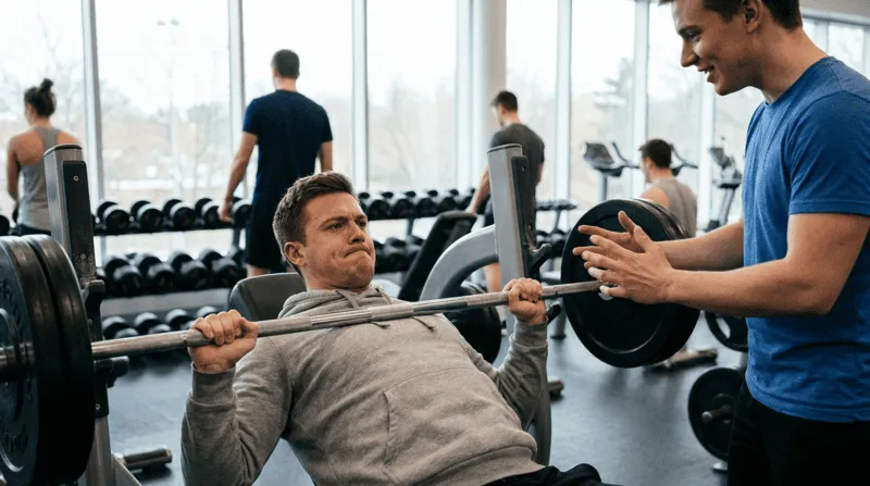 トレーニング中に話しかけてくる人対処