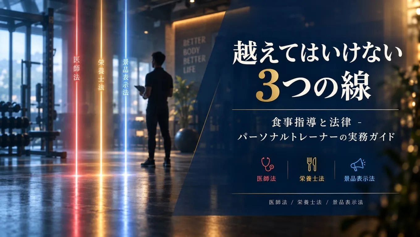 食事指導の法的線引き
